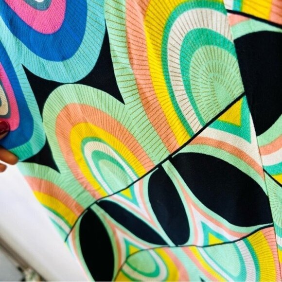 Anthropologie Multicolor Geometric Dress - Picture 15 of 16